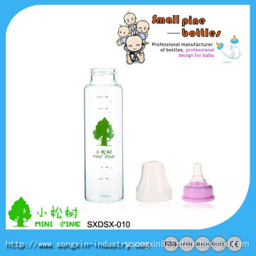New Design Baby Products BPA Free Glass/PP/Silicone/PPSU Baby Bottle